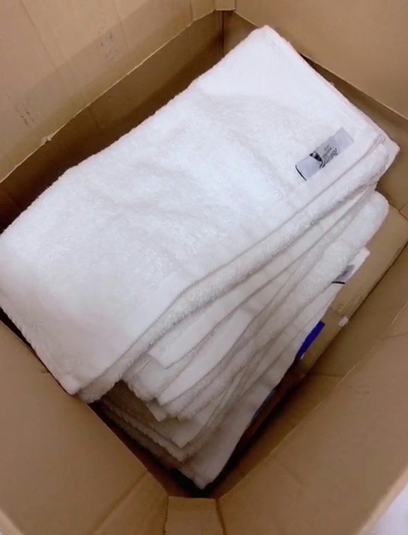 RFID布草貼標后 RFID布草貼標后